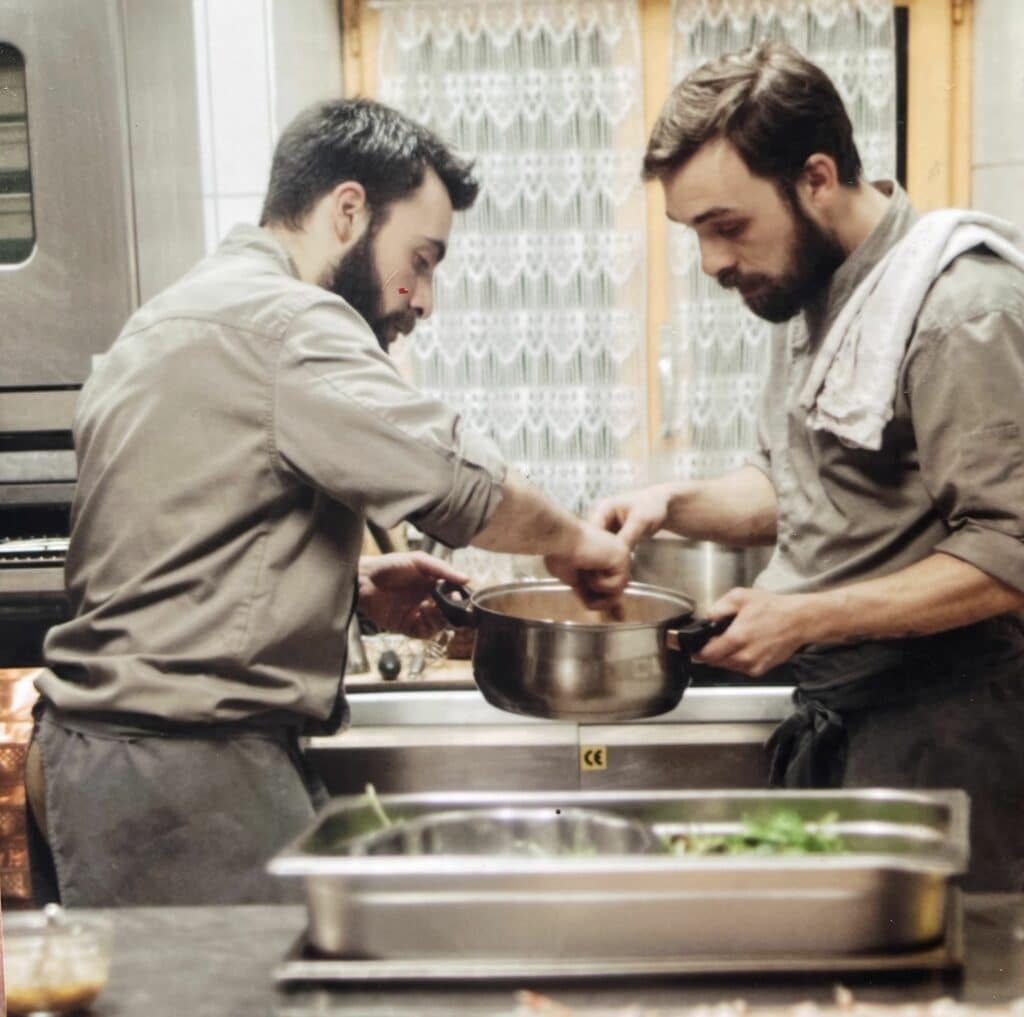 Le Chef de cuisine Johan Fillard et son frère